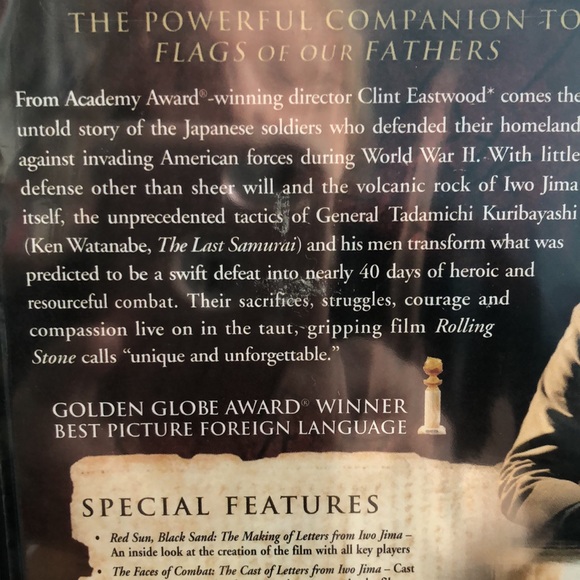 Letters from Iwo Jima (DVD) NEW/SEALED - Picture 3 of 5